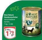Hundenassfutter Angebote von Best Nature bei GLOBUS Wolfenbüttel für 1,79 €