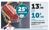 Super U Sombernon - Promo Viande bovine rôti Promo Viande bovine rôti à 10,49 € dans le catalogue Super U à Sombernon