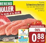 Aktuelle Schweinefleisch Angebote bei EDEKA in Paderborn Aktuelles Schweineschnitzel Angebot bei EDEKA in Paderborn ab 0,88 €