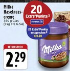 Haselnusscreme Angebote von Milka bei EDEKA Arnsberg für 2,29 €