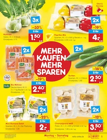 Champignons im Netto Marken-Discount Prospekt "Aktuelle Angebote" mit 60 Seiten (Duisburg)