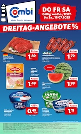 Hähnchen im combi Prospekt in Rheine Aktueller combi Prospekt mit Hähnchen, "DREITAG-ANGEBOTE", Seite 1