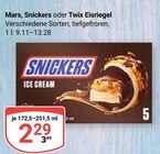 Snickers Eisriegel Angebote von Mars bei GLOBUS Bochum für 2,29 €