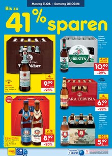 Bier im Netto Marken-Discount Prospekt "Aktuelle Angebote" mit 70 Seiten (Rostock)