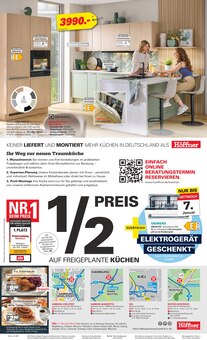 Küche im Höffner Prospekt "IMMER BESSER!" mit 8 Seiten (Hamburg)