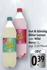 Bitter Lemon im Angebot bei E center in Singen Bitter Lemon Angebote von Gut & Günstig bei E center Singen für 0,39 €
