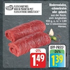 nah und gut - Rinderrouladen Angebot im Prospekt Rinderrouladen bei nah und gut im Prospekt "" für 1,39 €