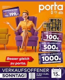 porta Möbel Prospekt für Rosbach mit 6 Seiten porta Möbel Prospekt für Rosbach: "Besser gleich zu porta.", 6 Seiten, 01.06.2025 - 14.06.2025