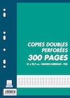 Feuillets mobiles ou copies doubles 300 pages dans le catalogue Bureau Vallée