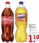 Aktuelle Coca Cola Angebote bei E center in Pforzheim Aktuelles Coca-Cola, Fanta, Mezzo Mix Angebot bei E center in Pforzheim ab 1,19 €