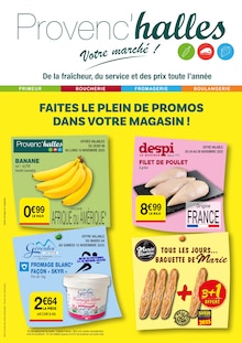 Prospectus Provenc’halles de la semaine "FAITES LE PLEIN DE PROMOS DANS VOTRE MAGASIN !" avec 1 pages, valide du 03/11/2025 au 15/11/2025 pour Feurs et alentours
