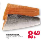 Frische Lachsfilets Angebote bei E center Wiesbaden für 2,49 €