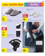 Chaussettes Angebote im Prospekt "100% PETITS PRIX" von Carrefour Market auf Seite 11