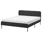 Aktuelle Bett Angebote bei IKEA in Aachen Aktuelles Bettgestell, gepolstert Vissle dunkelgrau 140x200 cm Angebot bei IKEA in Aachen ab 79,20 €