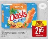 10 bâtonnets sorbet tropical - Oasis en promo chez Aldi 10 bâtonnets sorbet tropical - Oasis dans le catalogue Aldi