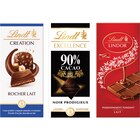 SUR TOUTES LES TABLETTES EXCELLENCE, AUTHENTIQUE, CRÉATION & LINDOR - LINDT - Carrefour Market à Angers SUR TOUTES LES TABLETTES EXCELLENCE, AUTHENTIQUE, CRÉATION & LINDOR - LINDT en promo chez Carrefour Market Angers