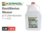 Destilliertes Wasser von Kerndl im aktuellen V-Markt Prospekt für 1,99 €