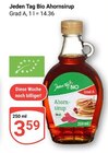 Bio Ahornsirup Angebote von Jeden Tag bei GLOBUS Worms für 3,59 €
