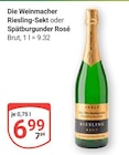 Riesling-Sekt im Angebot bei GLOBUS in Bensheim Riesling-Sekt Angebote von Die Weinmacher bei GLOBUS Bensheim für 6,99 €