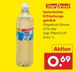 Aktuelles Isotonisches Erfrischungsgetränk Grapefruit-Zitrone Angebot bei Netto Marken-Discount in Wuppertal ab 0,69 €