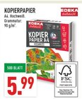 Kopierpapier im Angebot bei Marktkauf in Rheda-Wiedenbrück Kopierpapier Angebote von EDEKA zuhause bei Marktkauf Rheda-Wiedenbrück für 5,99 €