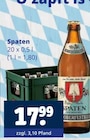 Spaten im Angebot bei Getränkewelt in Meerbusch Spaten Angebote bei Getränkewelt Meerbusch für 17,99 €
