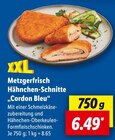 Metzgerfrisch Hähnchen-Schnitte „Cordon Bleu“ Angebote bei Lidl Gronau für 6,49 €