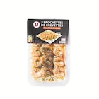 Brochettes de queues de crevettes cuites à Bi1 dans Jussy-le-Chaudrier