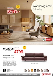 Couch im Möbelzentrum Pforzheim Prospekt "STARKE MARKEN IM MÖBELZENTRUM" mit 12 Seiten (Karlsruhe)