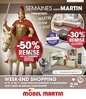 Prospectus Meubles & Décorations Möbel Martin en cours à Sarreguemines et alentours, "SEMAINES SAINT-MARTIN", 12 pages, 03/11/2025 - 15/11/2025 Catalogue Meubles & Décorations Möbel Martin en cours à Sarreguemines et alentours, "SEMAINES SAINT-MARTIN", 12 pages, 03/11/2025 - 15/11/2025