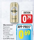 Premium Pilsener von Warsteiner für 0,69 € bei EDEKA im Angebot Premium Pilsener von Warsteiner im aktuellen EDEKA Prospekt
