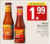 Sauce für Currywurst oder Texicana Salsa Angebote von Maggi bei WEZ Löhne für 1,99 €