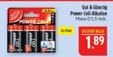 Power-Cell-Alkaline Mono D 1,5 Volt Angebote von Gut & Günstig bei Marktkauf Schweinfurt für 1,89 €