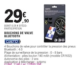 Bouchons de valve bluetooth - CUSTO en promo chez E.Leclerc Nancy à 29,90 €