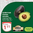 Premium Avocados Angebote von Globus Gold bei GLOBUS Braunschweig für 1,11 €