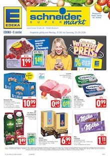 EDEKA Bindlach Prospekt der aktuellen Woche, gültig von 31.08.2026 bis 05.09.2026 Aktueller EDEKA Bindlach Prospekt "Wir lieben Lebensmittel!" mit 40 Seiten
