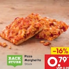 Pizza Margherita im Angebot bei Netto Marken-Discount in Dessau-Roßlau Pizza Margherita Angebote von BACK STUBE bei Netto Marken-Discount Dessau-Roßlau für 0,79 €