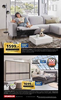 Bett im Segmüller Prospekt "Wohndesign - Inspirierende Ideen für ihr Zuhause" mit 20 Seiten (Ludwigshafen (Rhein))