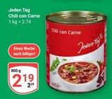 Chili con Carne im Angebot bei GLOBUS in Rostock Chili con Carne Angebote von Jeden Tag bei GLOBUS Rostock für 2,19 €