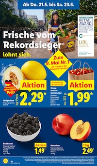 Gemüse im aktuellen Lidl Prospekt (Fürth) Gemüse im Lidl Prospekt "LIDL LOHNT SICH" mit 71 Seiten (Fürth)