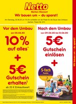 Netto Marken-Discount Prospekt für Stolberg mit 2 Seiten Netto Marken-Discount Prospekt für Stolberg: "Wir bauen um - Sie sparen gleich doppelt!", 2 Seiten, 02.06.2020 - 06.06.2020