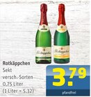 Aktuelle Rotkäppchen Sekt Angebote bei Getränke Arena in Bottrop Aktuelles Sekt Angebot bei Getränke Arena in Bottrop ab 3,79 €