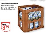 Aktuelle Mineralwasser Angebote bei GLOBUS in Mannheim Aktuelles Mineralwasser Angebot bei GLOBUS in Mannheim ab 3,79 €