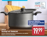 Kochtopf mit Siebdeckel von Crofton für 19,99 € bei ALDI Nord im Angebot Kochtopf mit Siebdeckel von Crofton im aktuellen ALDI Nord Prospekt