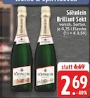 Brillant Sekt Trocken Angebote von Söhnlein bei EDEKA Mettmann für 2,69 €