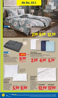 Spannbettlaken im Lidl Prospekt "LIDL LOHNT SICH" mit 63 Seiten (München)