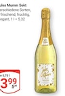 Sekt Angebote von Jules Mumm bei GLOBUS Maintal für 3,99 €