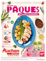 Catalogue Auchan Supermarché à Molsheim: «FÊTONS PÂQUES» , pages, du 31/03/2026 au 06/04/2026 Prospectus Auchan Supermarché à Molsheim: «FÊTONS PÂQUES» , pages, du 31/03/2026 au 06/04/2026
