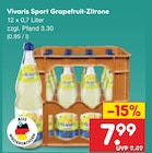 Aktuelle Saft Angebote bei Netto Marken-Discount in Bremerhaven Aktuelles Sport Grapefruit-Zitrone Angebot bei Netto Marken-Discount in Bremerhaven ab 7,99 €