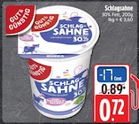Schlagsahne bei EDEKA im Schwäbisch Hall Prospekt für 0,72 €